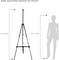 Artify 73 Inches Double Tier Easel Stand, Adjustable Height from 22-73”, 3 in 1, for Painting and Display with a Carrying Bag, 1PACK